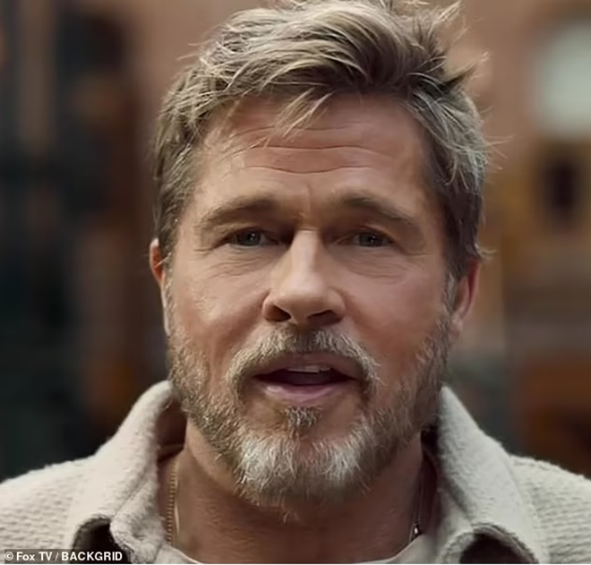 Brad Pitt gửi thông điệp bí mật đến bạn gái Ines de Ramon trong quảng cáo Super Bowl 2025 - Ảnh 2.