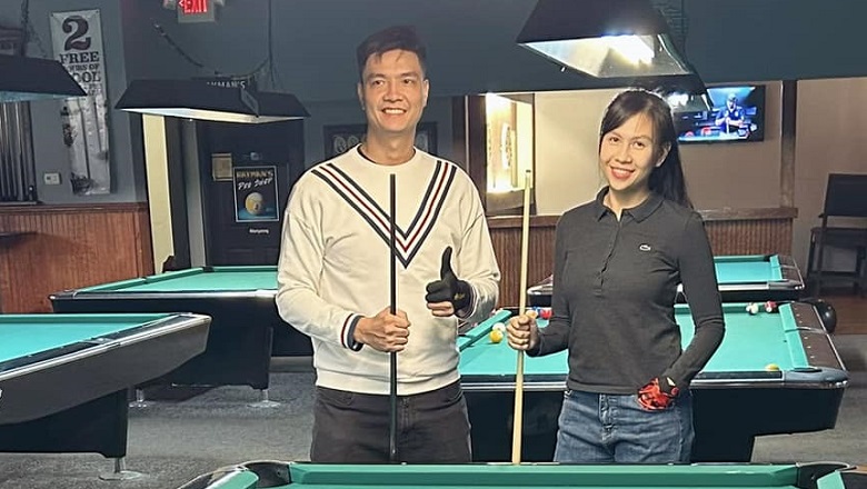 Điểm danh những cặp tình nhân đẹp nhất làng billiards thế giới, có cả vợ chồng cơ thủ người Việt Nam - Ảnh 4.