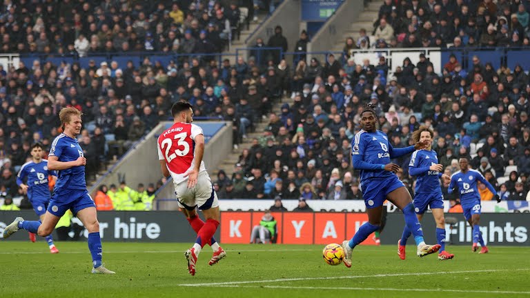 TRỰC TIẾP bóng đá Leicester vs Arsenal (0-2): Merino lập cú đúp - Ảnh 2.