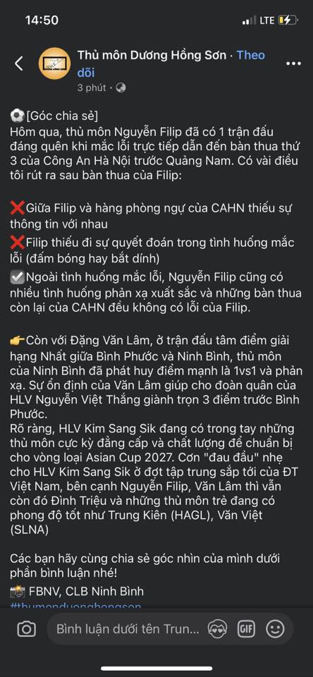 Cựu Quả bóng Vàng Việt Nam đưa ra nhận xét về Văn Lâm và Filip Nguyễn - Ảnh 2.