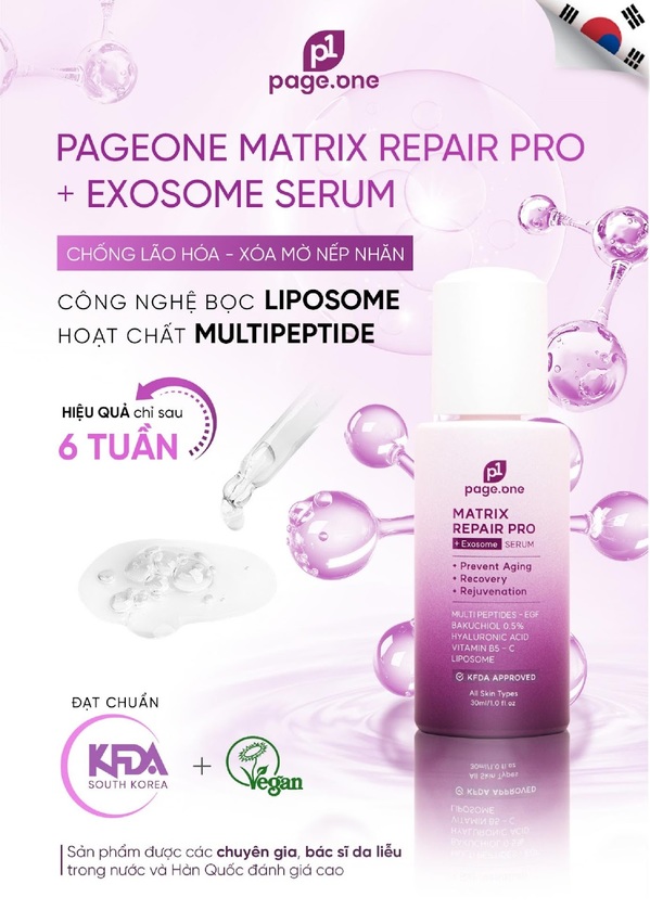 Serum PageOne Matrix Repair Pro + Exosome có ‘thần thành hóa ”quá không? - Ảnh 2.