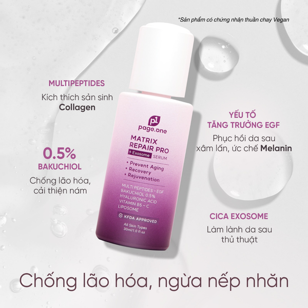 Serum PageOne Matrix Repair Pro + Exosome có ‘thần thành hóa ”quá không? - Ảnh 3.