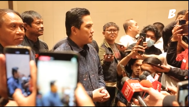 Chủ tịch liên đoàn bóng đá Indonesia Erick Thohir