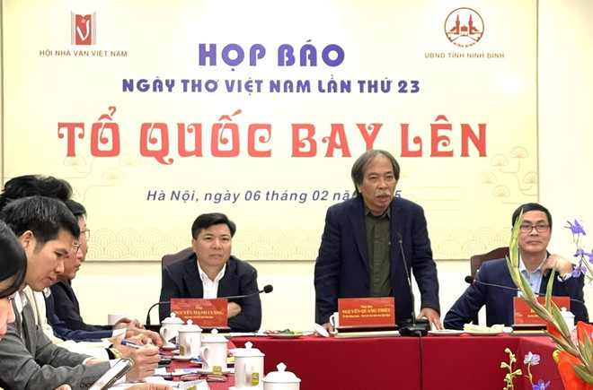 Ngày Thơ Việt Nam năm 2025 có chủ đề “Tổ quốc bay lên” sẽ diễn ra tại Ninh Bình - Ảnh 1.