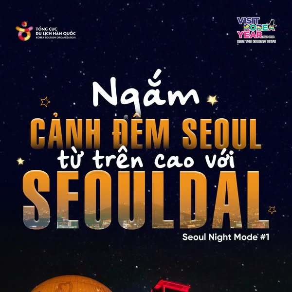 Ngắm cảnh đêm Seoul từ trên cao với Seouldal - Ảnh 1.