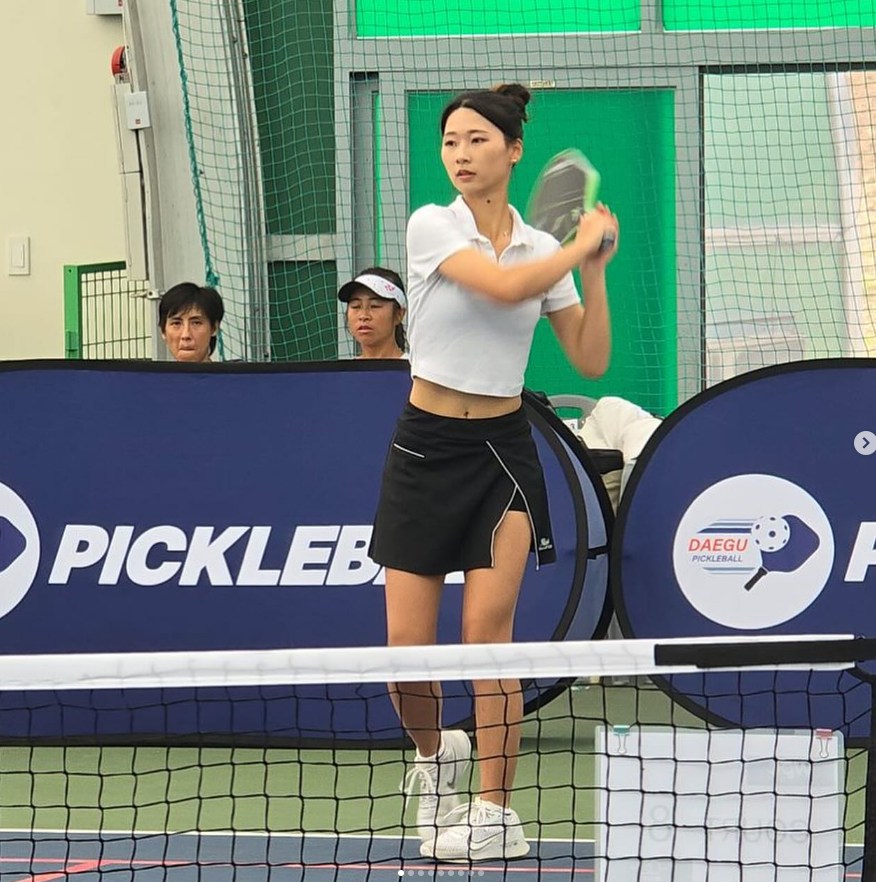 Hot girl pickleball Hàn Quốc gây sốt với nhan sắc khi vô địch giải đấu tại Việt Nam - Ảnh 4.