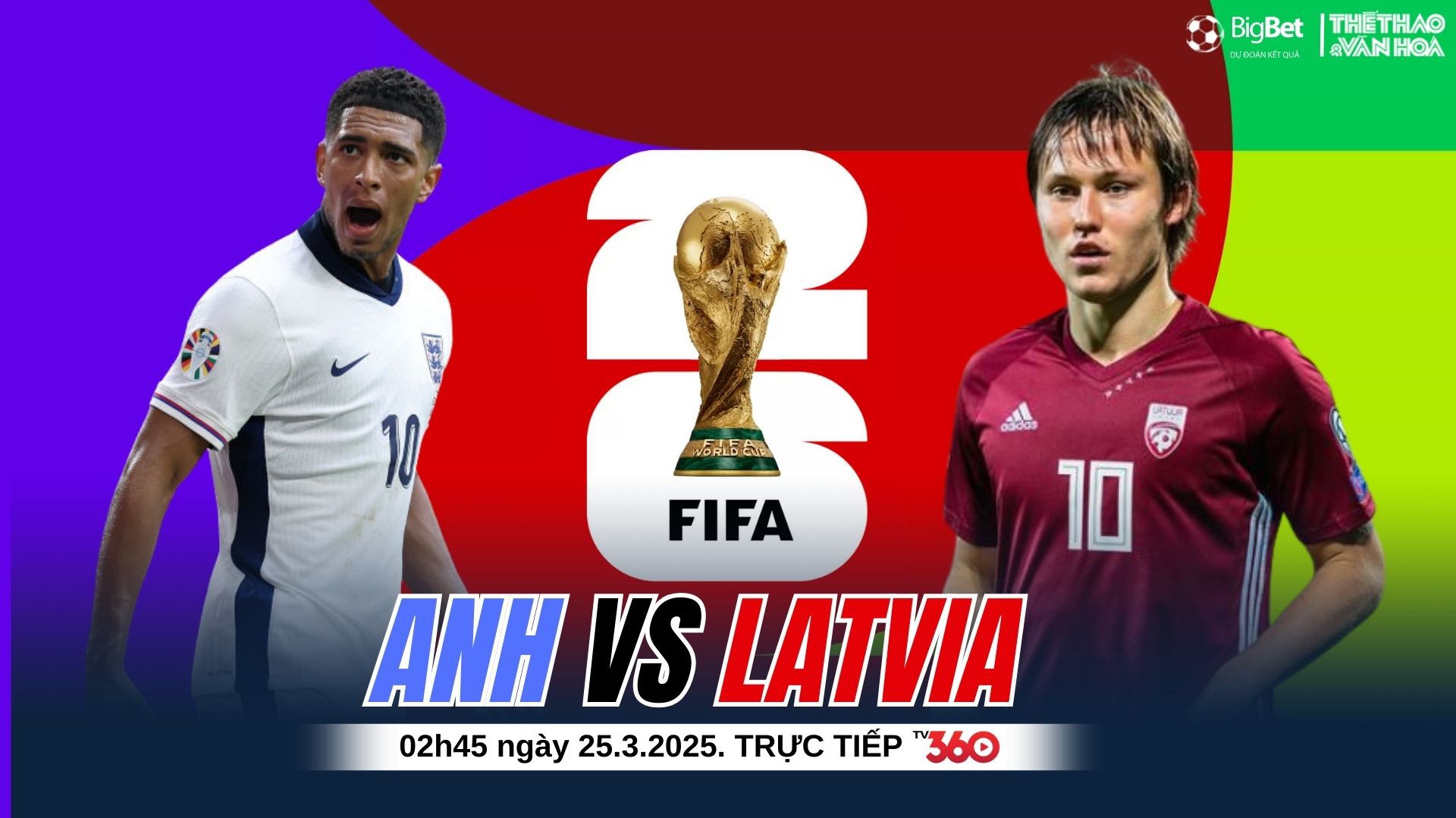 Nhận định, soi tỷ lệ Anh vs Latvia 02h45 ngày 25/3, vòng loại World Cup 2026