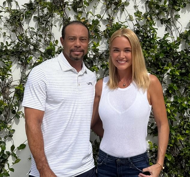 Tiger Woods công khai yêu con dâu cũ Tổng thống Trump - Ảnh 1.