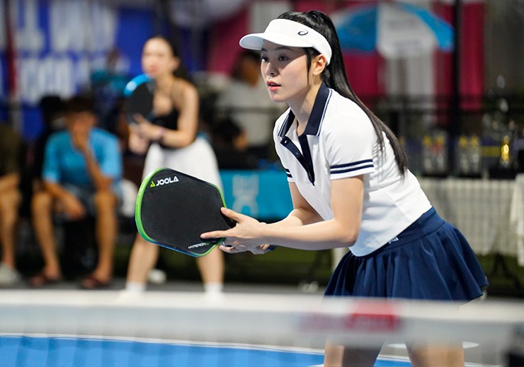 Idol TikTok tỏa sáng trên sân pickleball, được ví là nữ thần của môn thể thao mới - Ảnh 1.