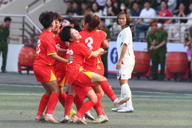 TRỰC TIẾP bóng đá Việt Nam vs Guam 16h00 hôm nay, VL U17 nữ châu Á 2026 - Ảnh 2.