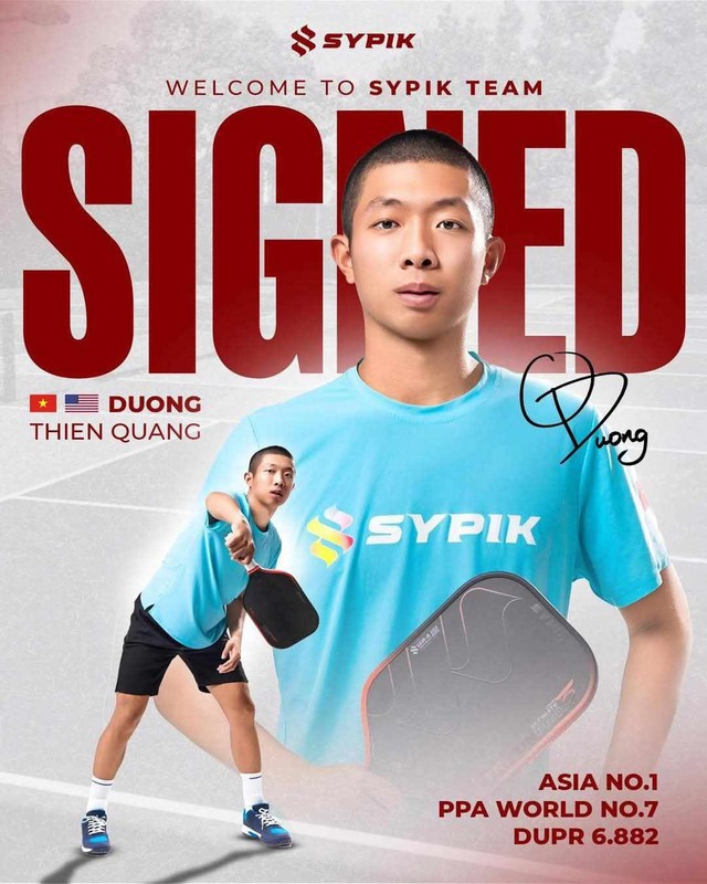 'Thần đồng' pickleball Quang Dương có bước ngoặt mới trong sự nghiệp - Ảnh 1.