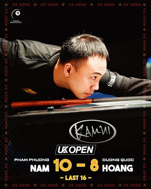 Thắng trận derby 'nội bộ', tay cơ Việt Nam vào tứ kết giải billards danh giá châu Âu - Ảnh 1.