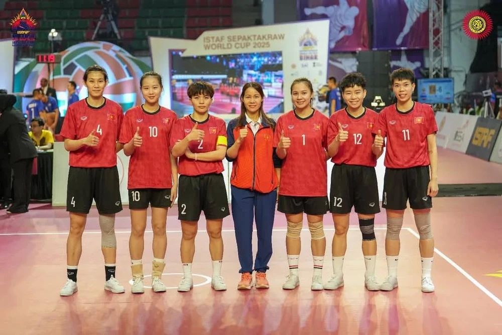 Đội tuyển cầu mây nữ Việt Nam quyết tâm chinh phục Giải vô địch thế giới 2025 - Ảnh 2.