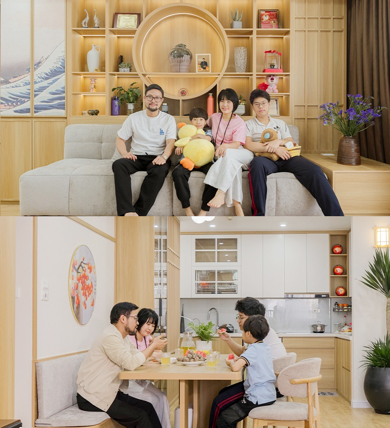 NSƯT Thái Sơn tậu chung cư cao cấp ở Hà Nội, hiếm hoi khoe vợ con - Ảnh 5.