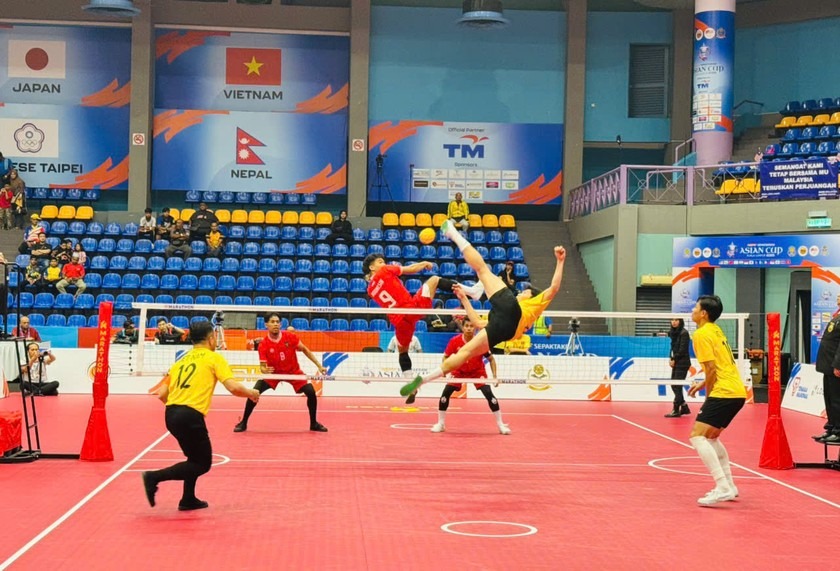 Cầu mây Việt Nam giành 2 huy chương tại cúp châu Á 2025 - Ảnh 2. Cầu mây Việt Nam giành 2 huy chương tại cúp châu Á 2025 - Ảnh 2.