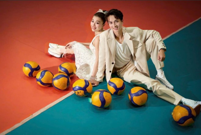 Sao bóng chuyền Việt Nam làm đám cưới với kiện tướng dancesport giành 70 HCV - Ảnh 1.