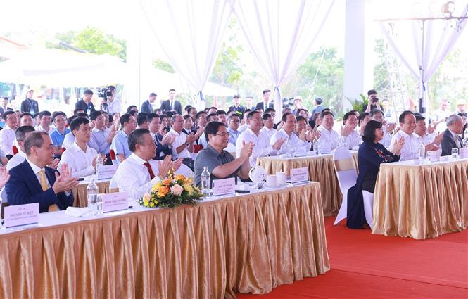Thủ tướng Phạm Minh Chính phát lệnh khởi công xây dựng cầu Tứ Liên, Hà Nội - Ảnh 4.