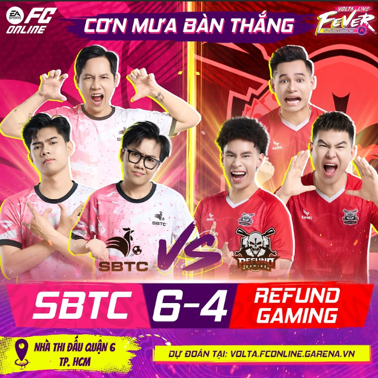 SBTC phục thù Refund Gaming, All Stars SG F.C thể hiện vị thế nhà vua tại giải đấu Volta Five Fever của FC online - Ảnh 1.