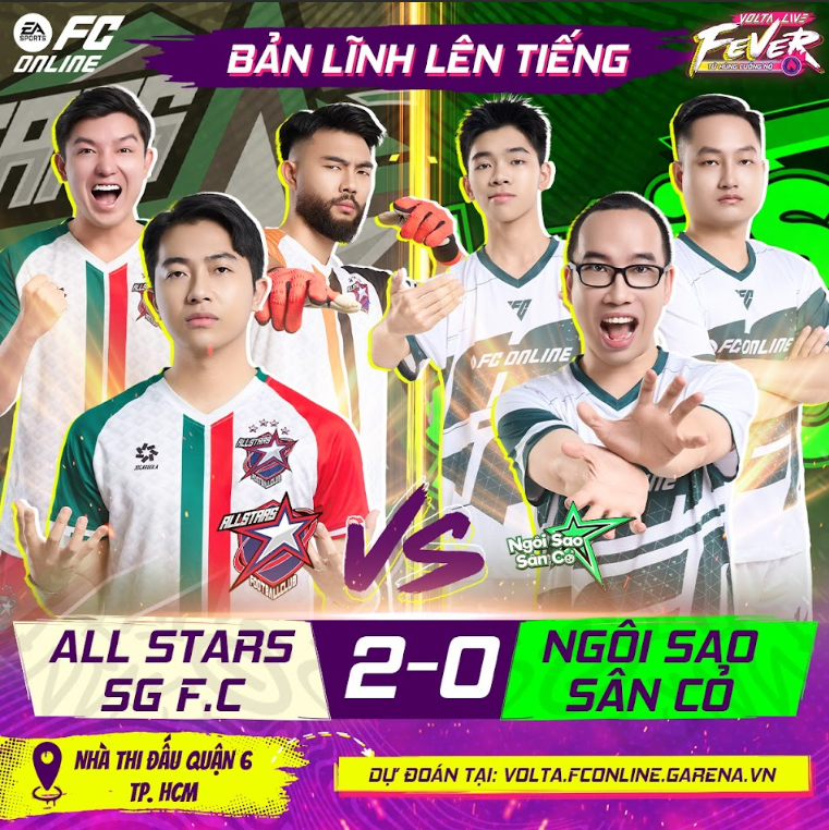 SBTC phục thù Refund Gaming, All Stars SG F.C thể hiện vị thế nhà vua tại giải đấu Volta Five Fever của FC online - Ảnh 3.