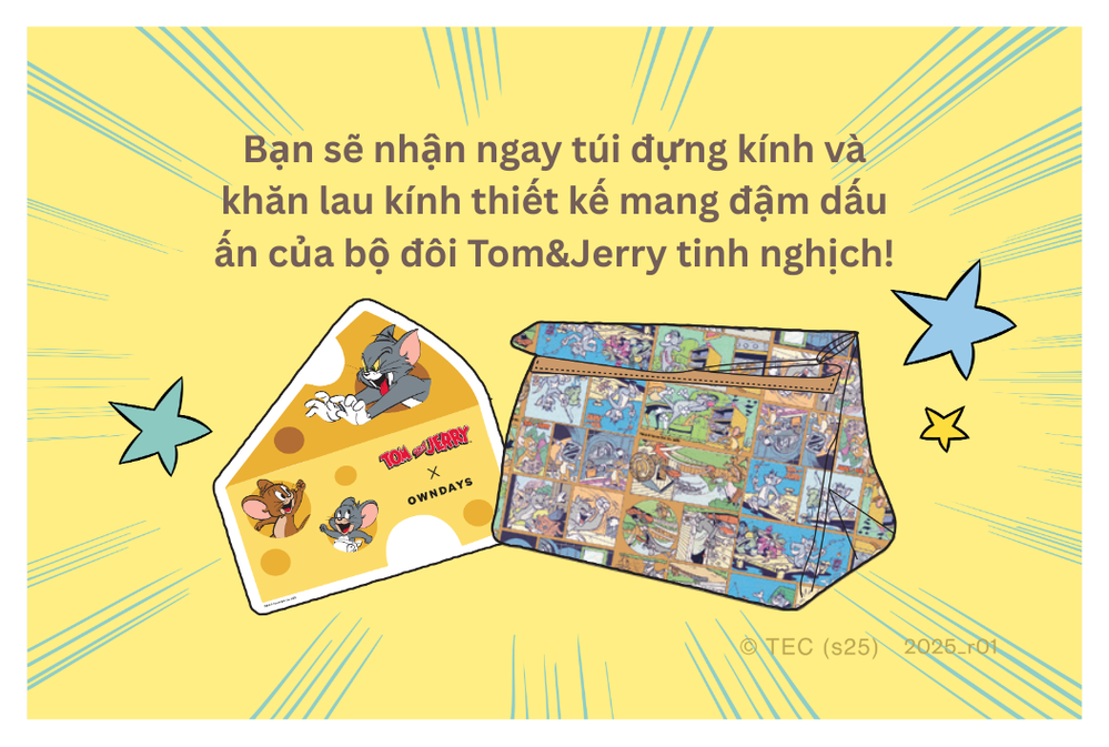 Trọn BST kính Tom & Jerry độc quyền đã &quot;lên kệ&quot;, cùng OWNDAYS đánh thức ký ức tuổi thơ - Ảnh 9.