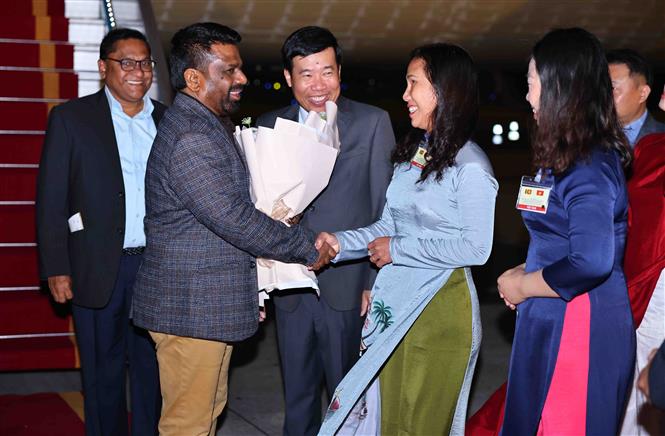 Tổng thống Sri Lanka Anura Kumara Dissanayaka bắt đầu thăm cấp Nhà nước đến Việt Nam - Ảnh 1.
