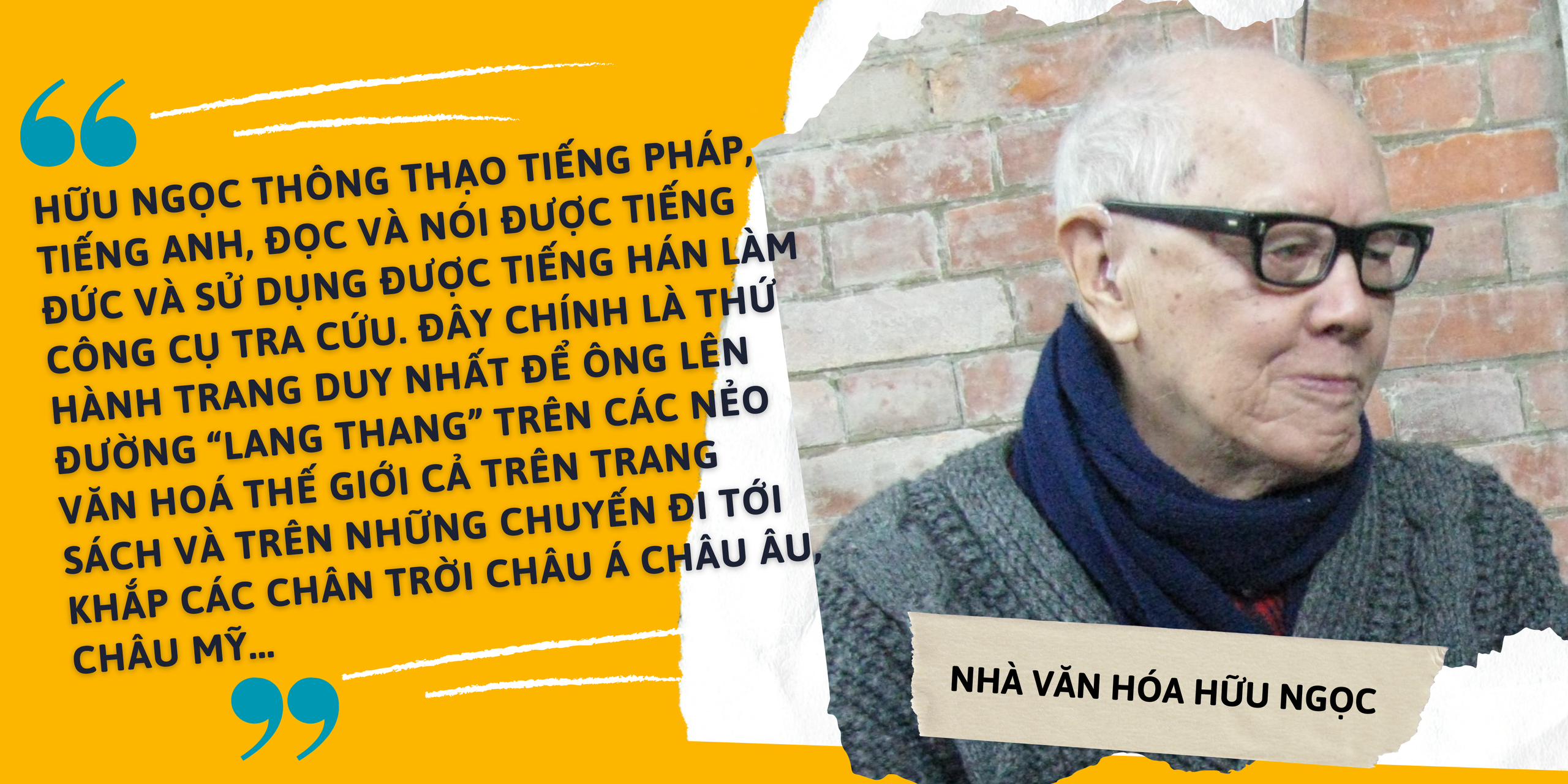Người lang thang trên các nẻo đường văn hoá - Ảnh 1.