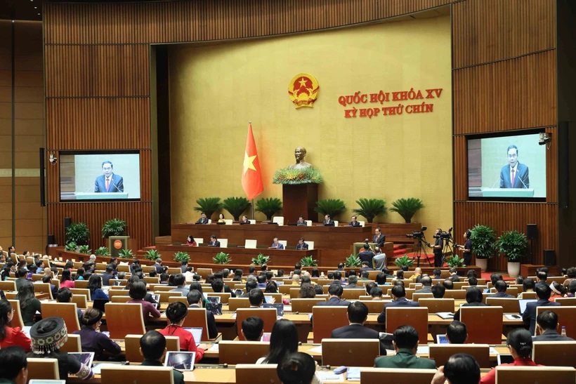 Kỳ họp thứ 9, Quốc hội khóa XV: Thảo luận 4 dự án Luật - Ảnh 1.
