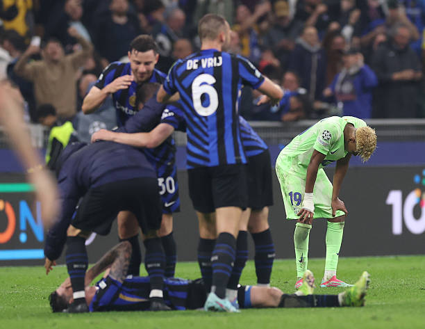 Inter vào chung kết Cúp C1 sau màn rượt đuổi kịch tính, Yamal thẫn thờ khi Barca bị loại gettyimages 2213792764 612x612 17465710173331608508068