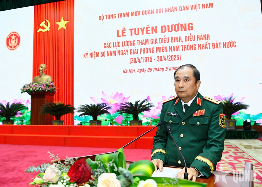 Bộ Tổng Tham mưu tuyên dương lực lượng tham gia diễu binh, diễu hành - Ảnh 1.