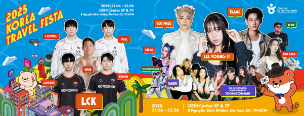Giới trẻ đổ xô tới Korea Travel Festa 2025 tại TP. HCM - Ảnh 6. Giới trẻ đổ xô tới Korea Travel Festa 2025 tại TP. HCM - Ảnh 6.