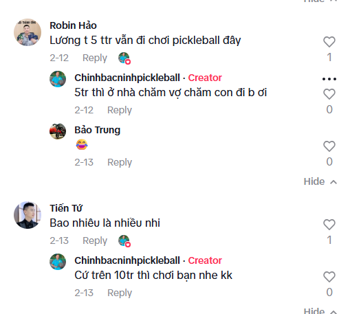 Câu nói gây tranh cãi cộng đồng mạng: 'Lương dưới 10 triệu đồng đừng nên chơi pickleball' - Ảnh 3.