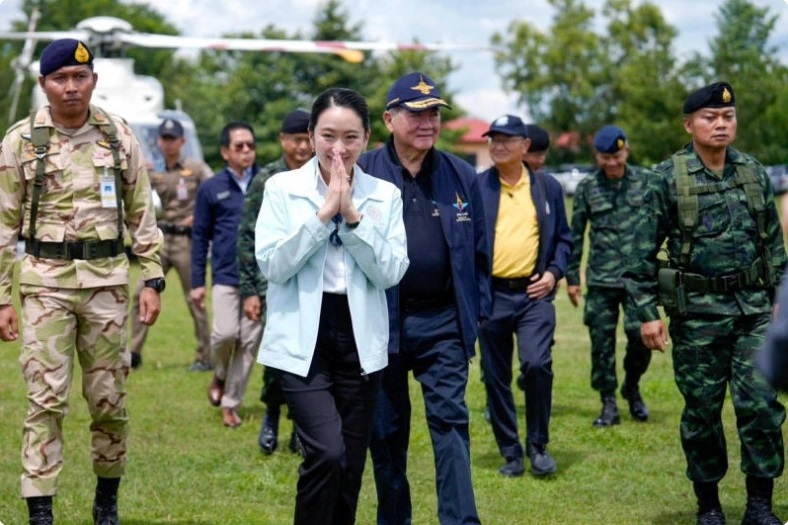 Thủ tướng Thái Lan thăm tỉnh Sa Kaeo để đánh giá tình hình biên giới - Ảnh 1.