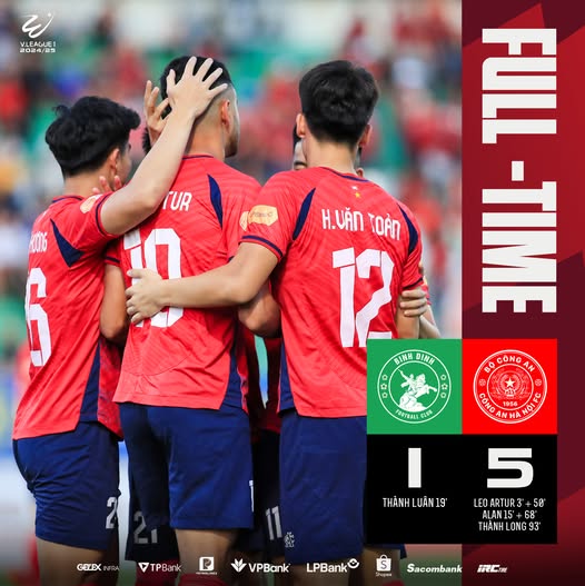 CAHN thắng đậm ở Quy Nhơn, chưa hết hy vọng vô địch V-League, Bình Định đối mặt nguy cơ xuống hạng - Ảnh 2.