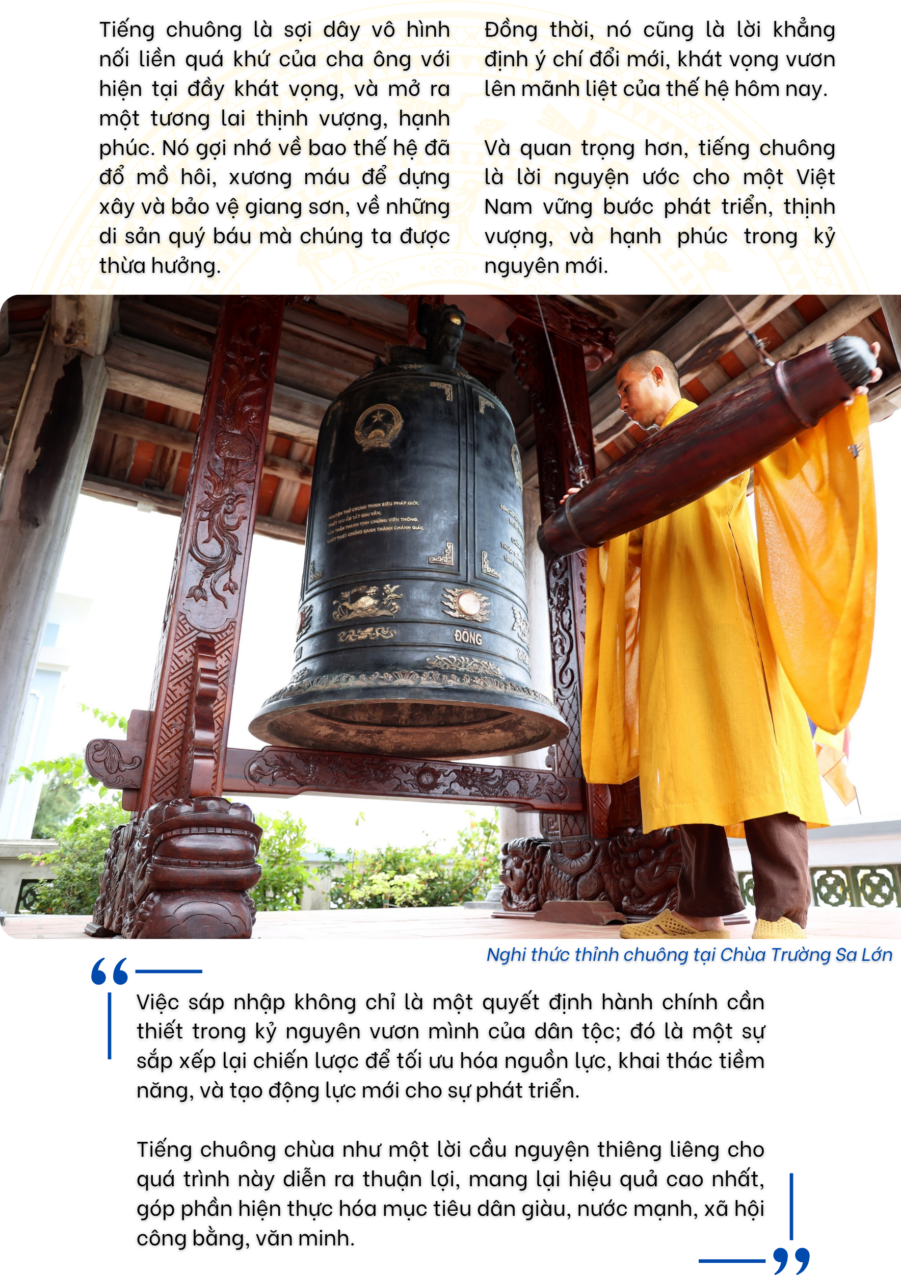 Tiếng chuông - lời hiệu triệu khắc sâu vào hồn cốt dân tộc  - Ảnh 4.