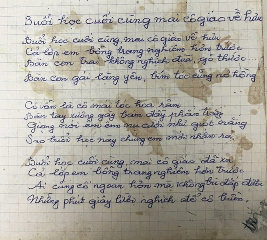 Nhà thơ Nguyễn Thị Mai: &quot;Cảm giác như mình vướng nợ, phải viết ra&quot; - Ảnh 4.