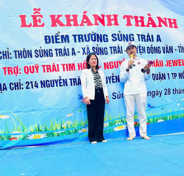 Diễn viên Luân Nguyễn và vợ làm từ thiện, hỗ trợ trẻ em khó khăn - Ảnh 3.