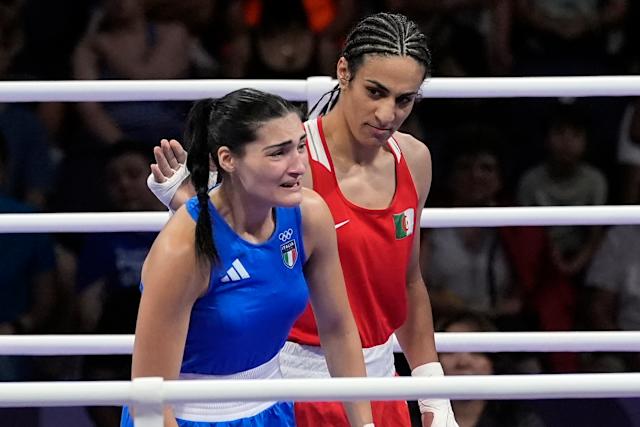 Nhà vô địch Olympic bỏ giải đấu chỉ vài ngày sau khi áp dụng quy định xét nghiệm giới tính - Ảnh 2. Imane Khelif