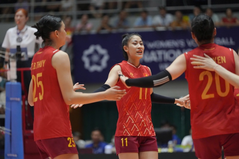ĐT bóng chuyền nữ Việt Nam nhận tin cực vui trên BXH thế giới khi thắng trận ra quân ở AVC Nations Cup - Ảnh 1.