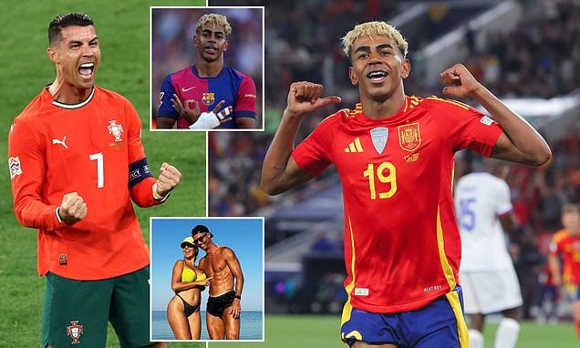 Lamine Yamal và Cristiano Ronaldo: Cuộc đối đầu 'có một không hai' tại chung kết Nations League - Ảnh 1.