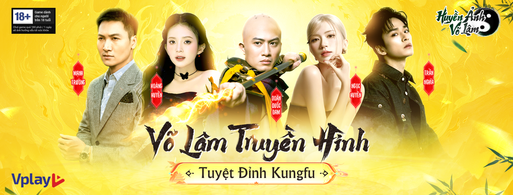 Dàn cast &quot;Giờ vàng VTV&quot; chính thức &quot;đánh úp&quot; game cực đỉnh Huyền Ảnh Võ Lâm - Ảnh 1.