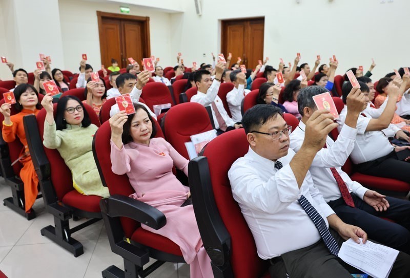 Đại hội đại biểu Đảng bộ Thông tấn xã Việt Nam lần thứ 27, nhiệm kỳ 2025 - 2030 (Phiên trù bị) - Ảnh 6.