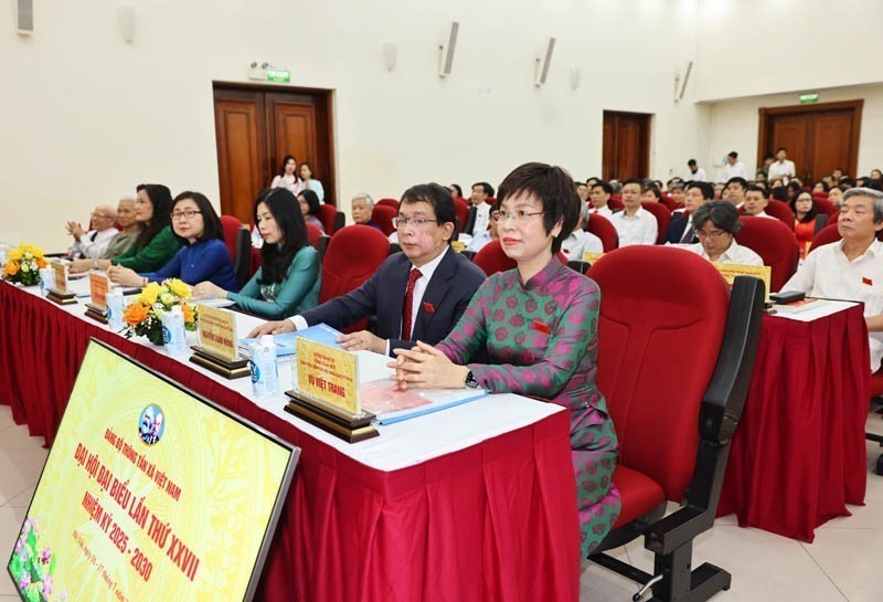 Phó Thủ tướng Mai Văn Chính dự Đại hội đại biểu Đảng bộ Thông tấn xã Việt Nam lần thứ 27, nhiệm kỳ 2025 - 2030 - Ảnh 5.
