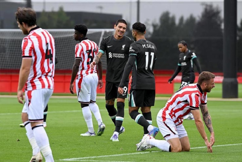 Chân Sút Đang Bị Rao Bán Lập Hat-Trick Trong 14 Phút, Liverpool Thắng 5 Sao Ở Trận Giao Hữu Kín - Ảnh 2. Chân Sút Đang Bị Rao Bán Lập Hat-Trick Trong 14 Phút, Liverpool Thắng 5 Sao Ở Trận Giao Hữu Kín - Ảnh 2.