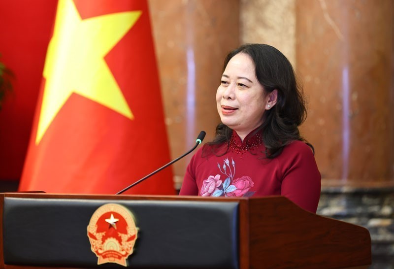 Phó Chủ tịch nước gặp mặt đại biểu tham gia Diễn đàn Trí thức trẻ Việt Nam toàn cầu lần thứ VI - Ảnh 1.