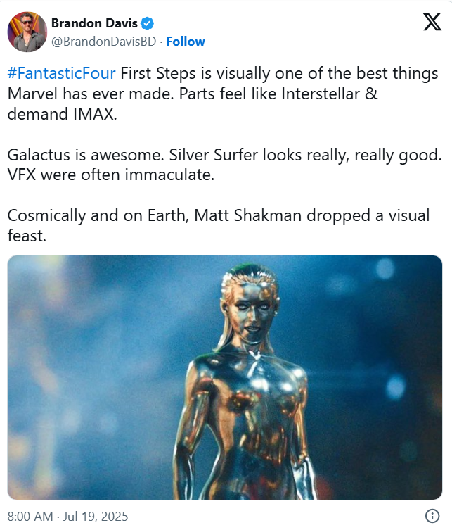 Kỹ xảo công phu trong The Fantastic Four: First Steps được khen ngợi toàn cầu - Ảnh 6.