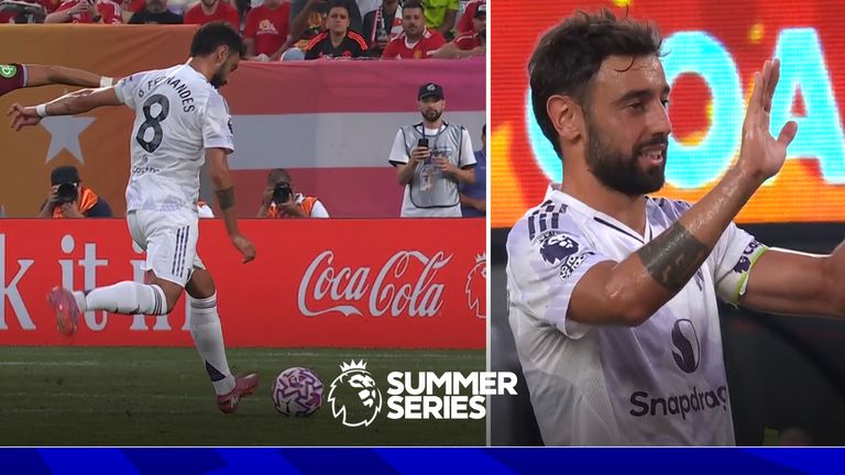 Bruno Fernandes rực sáng với cú đúp, MU đánh bại West Ham trên đất Mỹ - Ảnh 1.