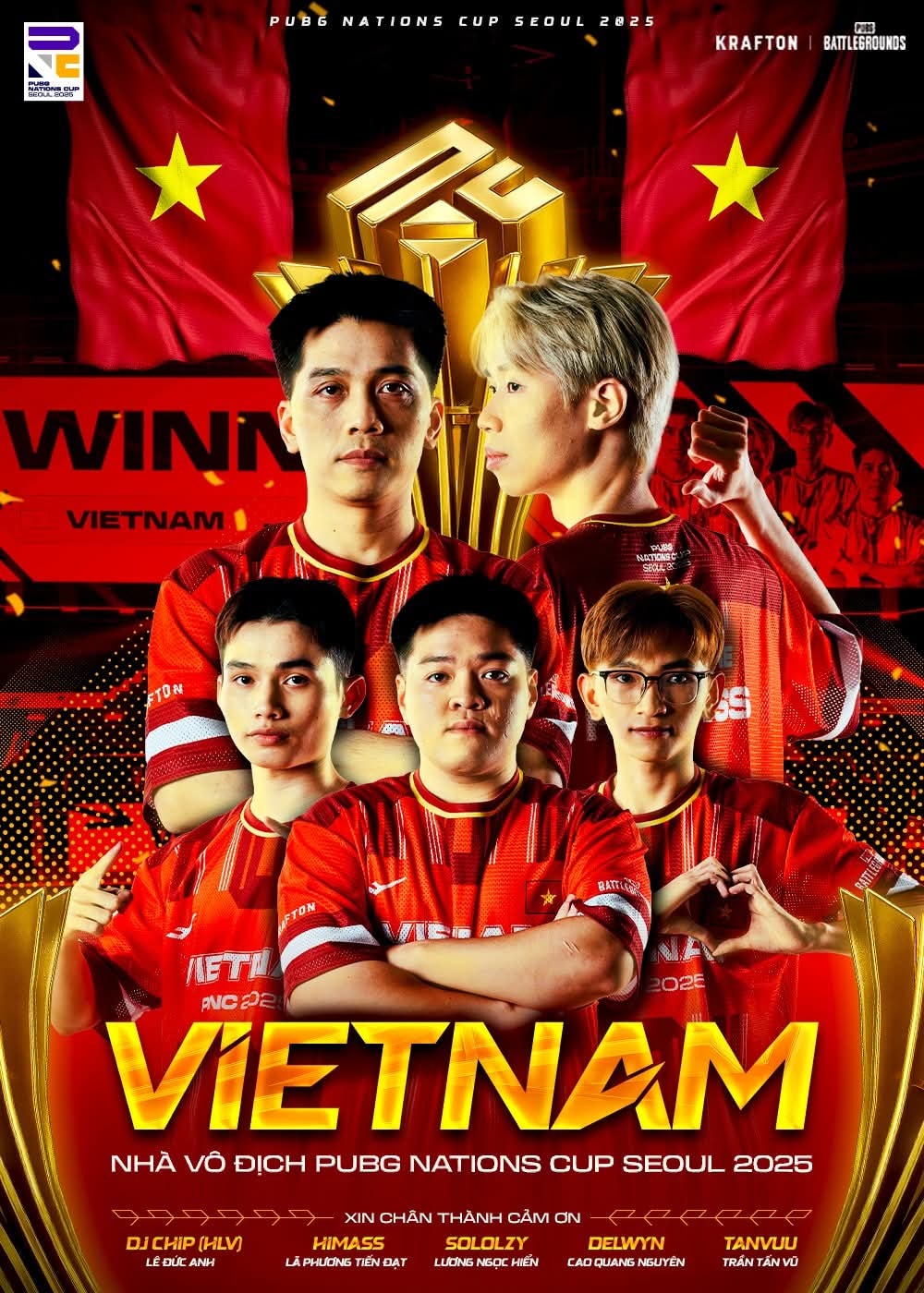 Đội tuyển Việt Nam vô địch PUBG Nations Cup 2025, lập kỷ lục khó tin về điểm số - Ảnh 1.