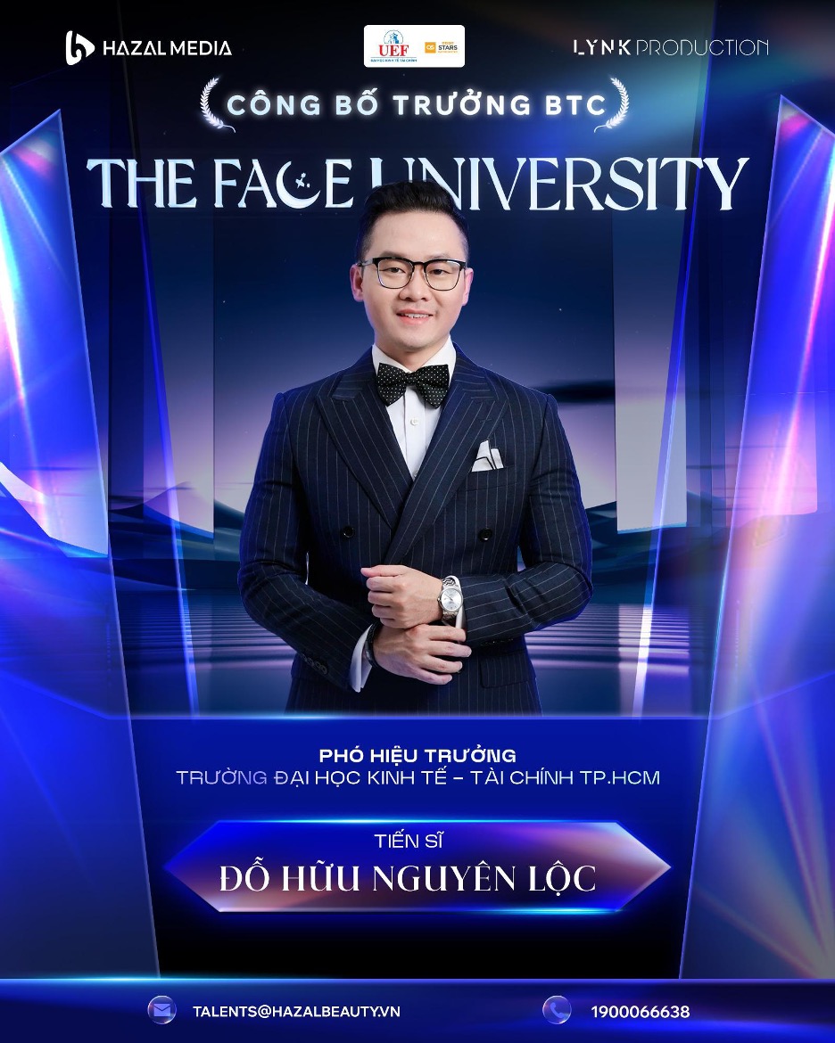 Tiến sĩ Đỗ Hữu Nguyên Lộc làm &quot;Thuyền trưởng&quot; của &quot;The Face University 2025&quot; – hứa hẹn bùng nổ &quot;chất&quot; sinh viên! - Ảnh 2.