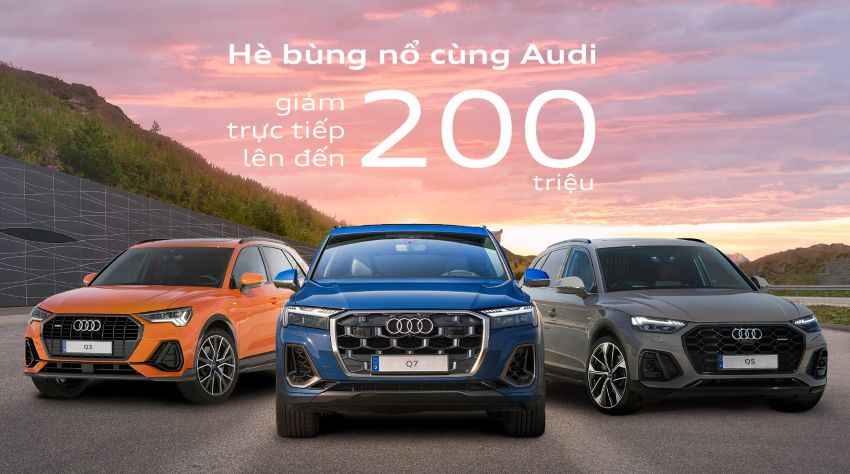 Audi Việt Nam tung gói ưu đãi lớn các dòng xe xăng - Ảnh 1.
