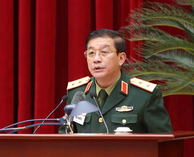 Lãnh đạo Tổng cục Chính trị Quân đội nhân dân Việt Nam thăm, kiểm tra các khối diễu binh, diễu hành A80 - Ảnh 1.